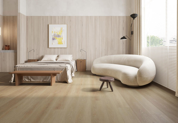 7 mm Ivory Gold Color SPC Vinyl Flooring& $2.10/Sqft