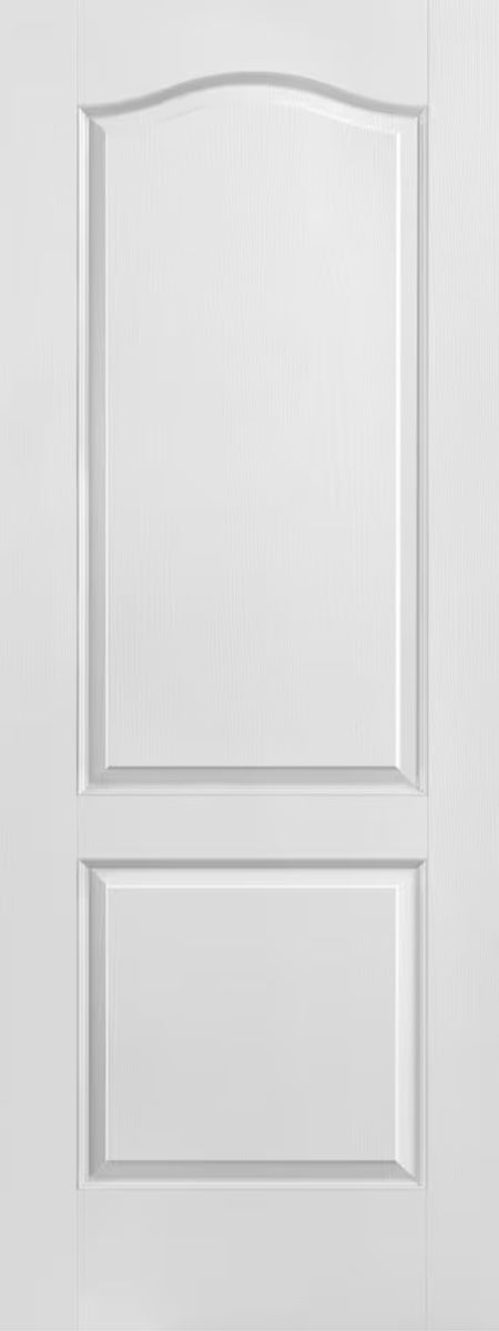 Pre-Hung 2 Panel Arch Hollow Core Door.