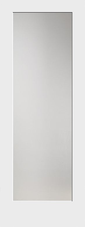 1 Panel Frosted Glass Interior Solid Core Door 80"