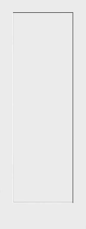 1-Panel Shaker Solid Core Door 96"