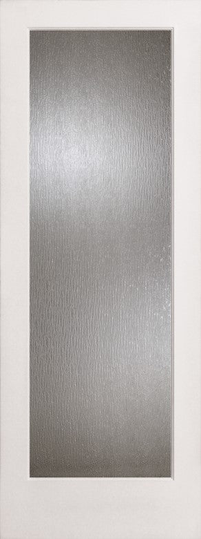 1 Panel Rain Glass Interior Solid Core Door