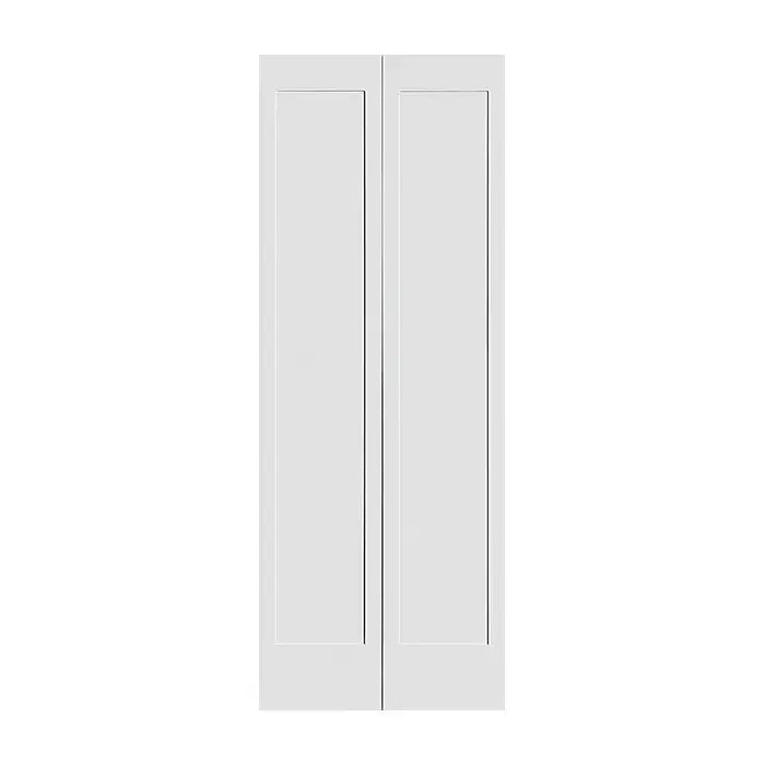 1 Panel Shaker Hollow Core Smooth Interior Bi-fold Door