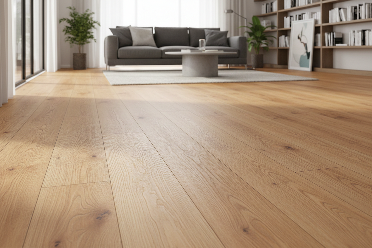 Golden Oak Color SPC Vinyl Flooring