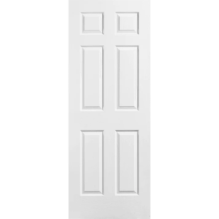 6 Panel Textured Hollow Core Door